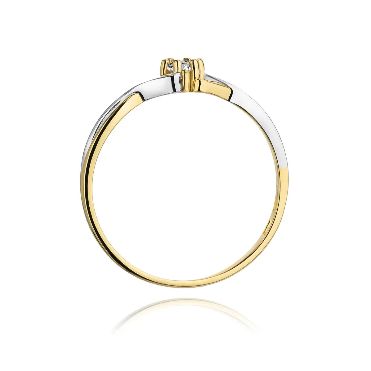 zlatý prsten s diamantem 0,08 ct w0190-diw-03