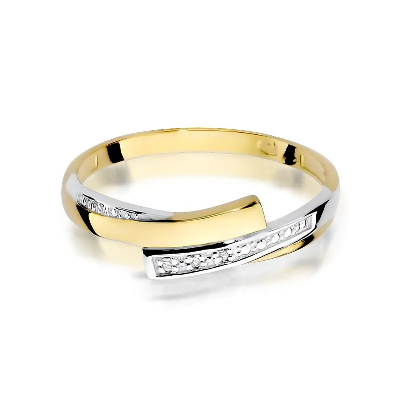 zlatý prsten s diamanty 0,015 ct w0196-diw-01