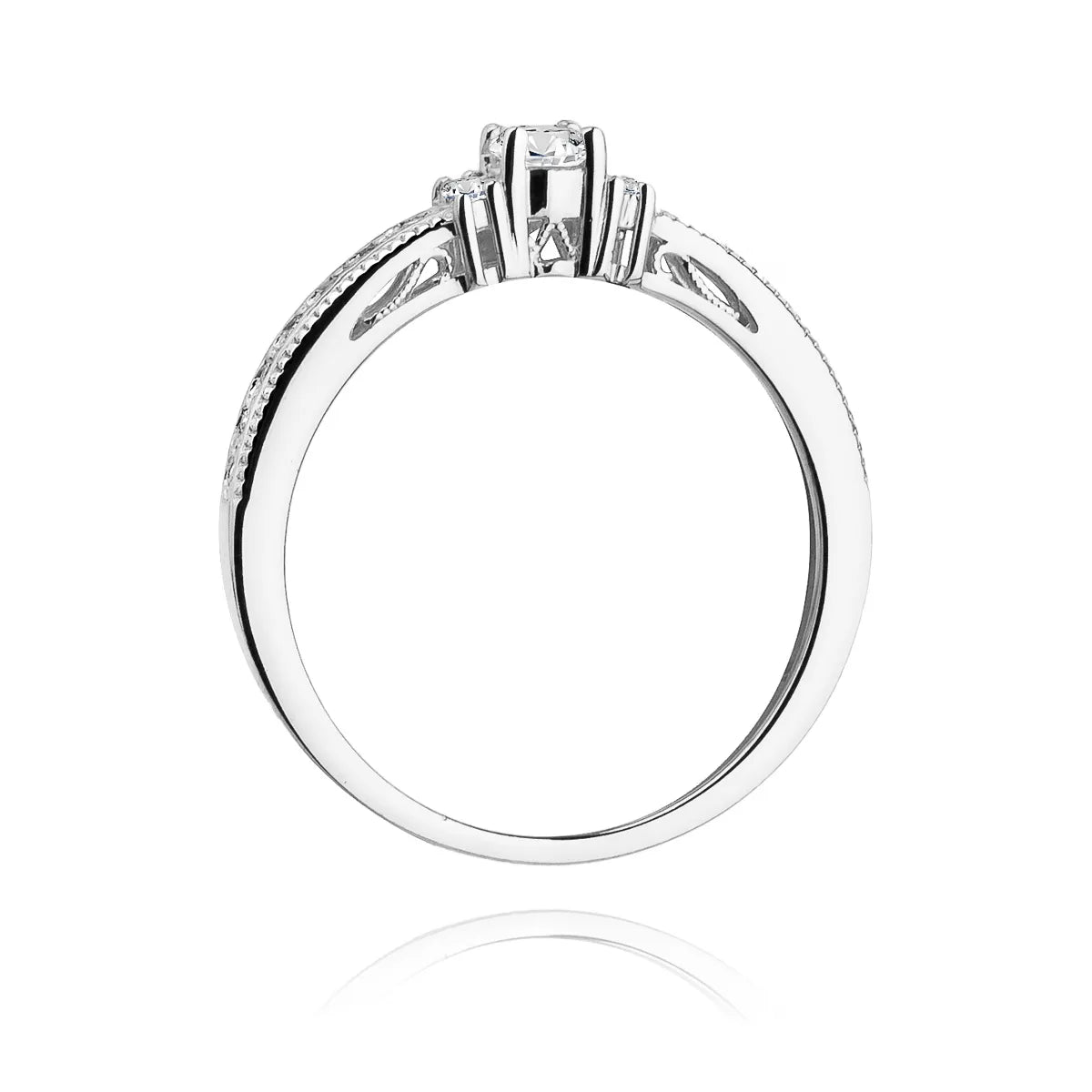 zlatý prsteň s diamantmi 0,13 ct a 0,104 ct w0201-diw-01