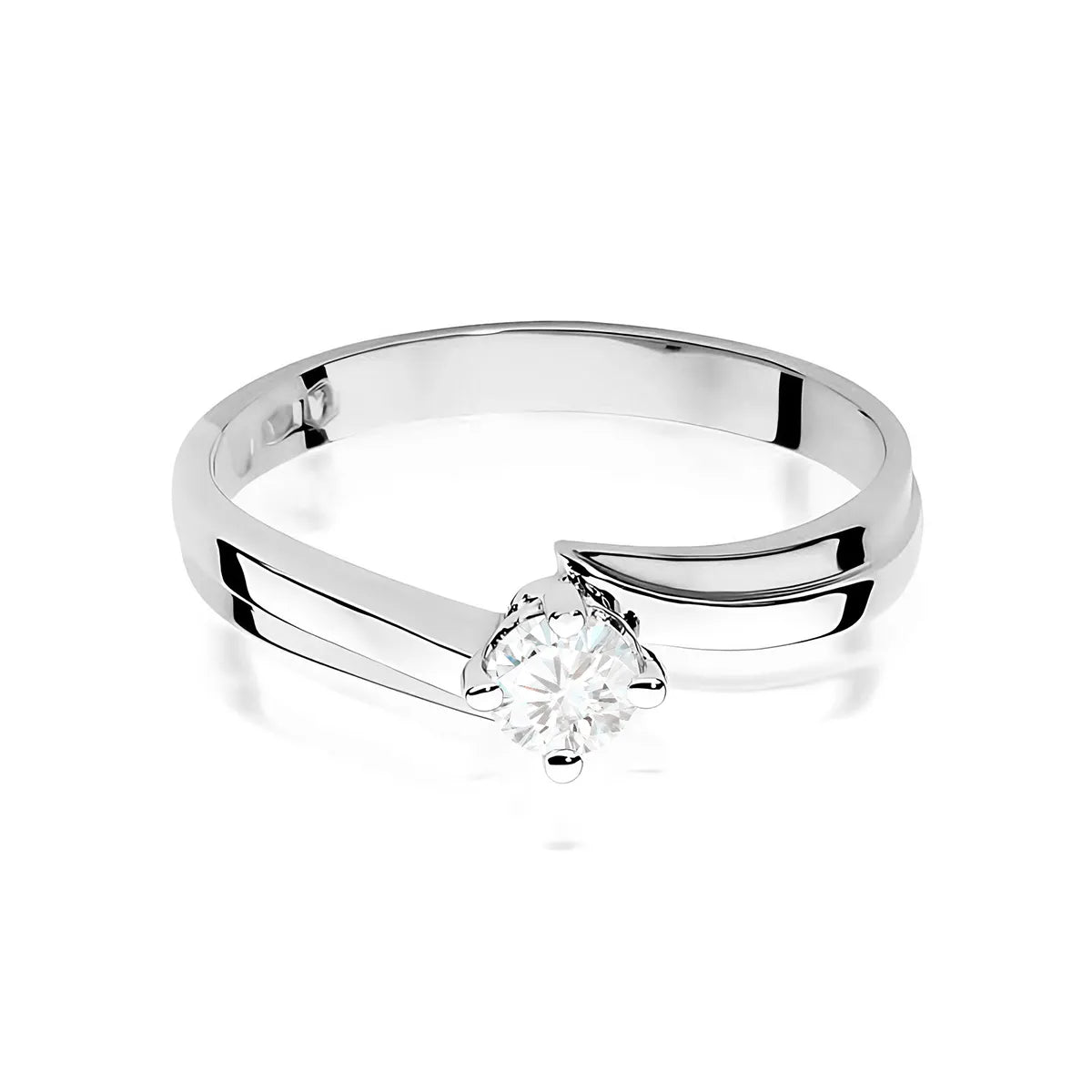 zlatý prsten s diamantem 0,25 ct w0231-diw-04