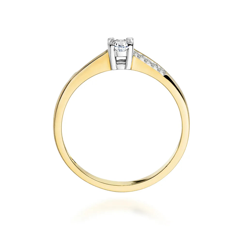 zlatý prsteň s diamantmi 0,15 ct a 0,04 ct w0258-diw-01