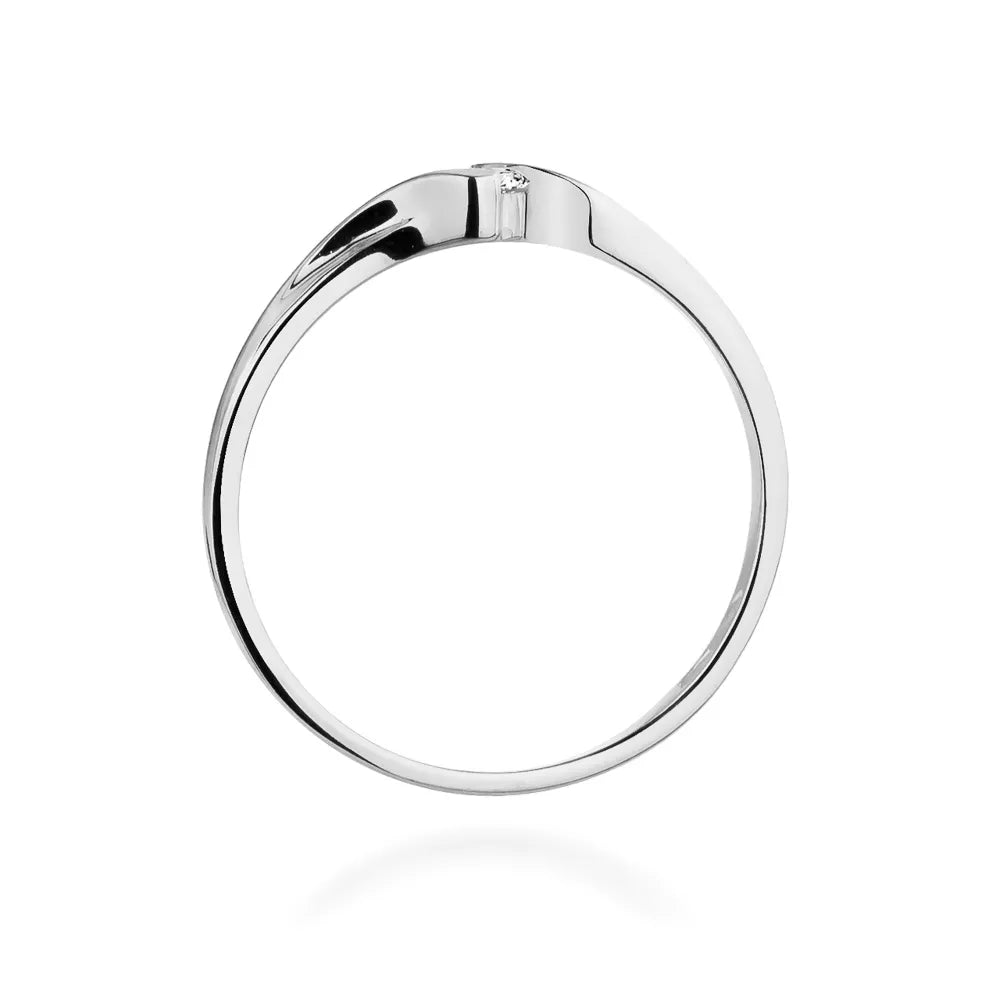 zlatý prsten s diamantem 0,09 ct w0332-diw-01