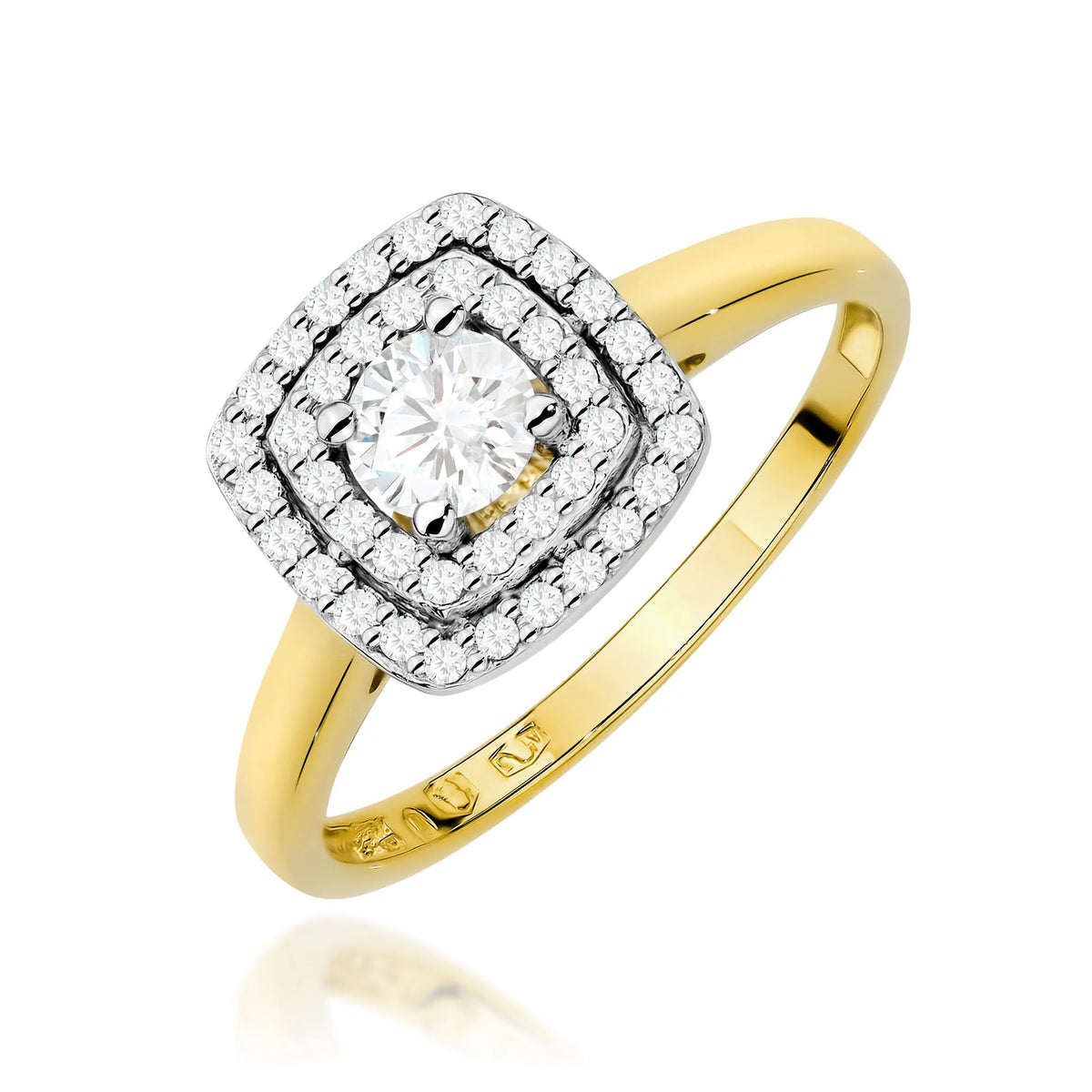 zlatý prsteň s 0,30 ct a 0,20 ct laboratórnymi diamantmi w0345-ldw-01