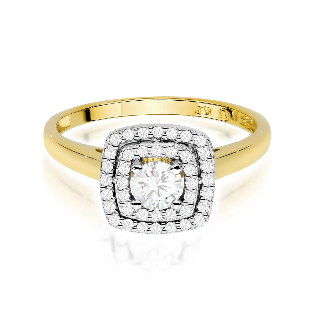 zlatý prsteň s 0,30 ct a 0,20 ct laboratórnymi diamantmi w0345-ldw-01
