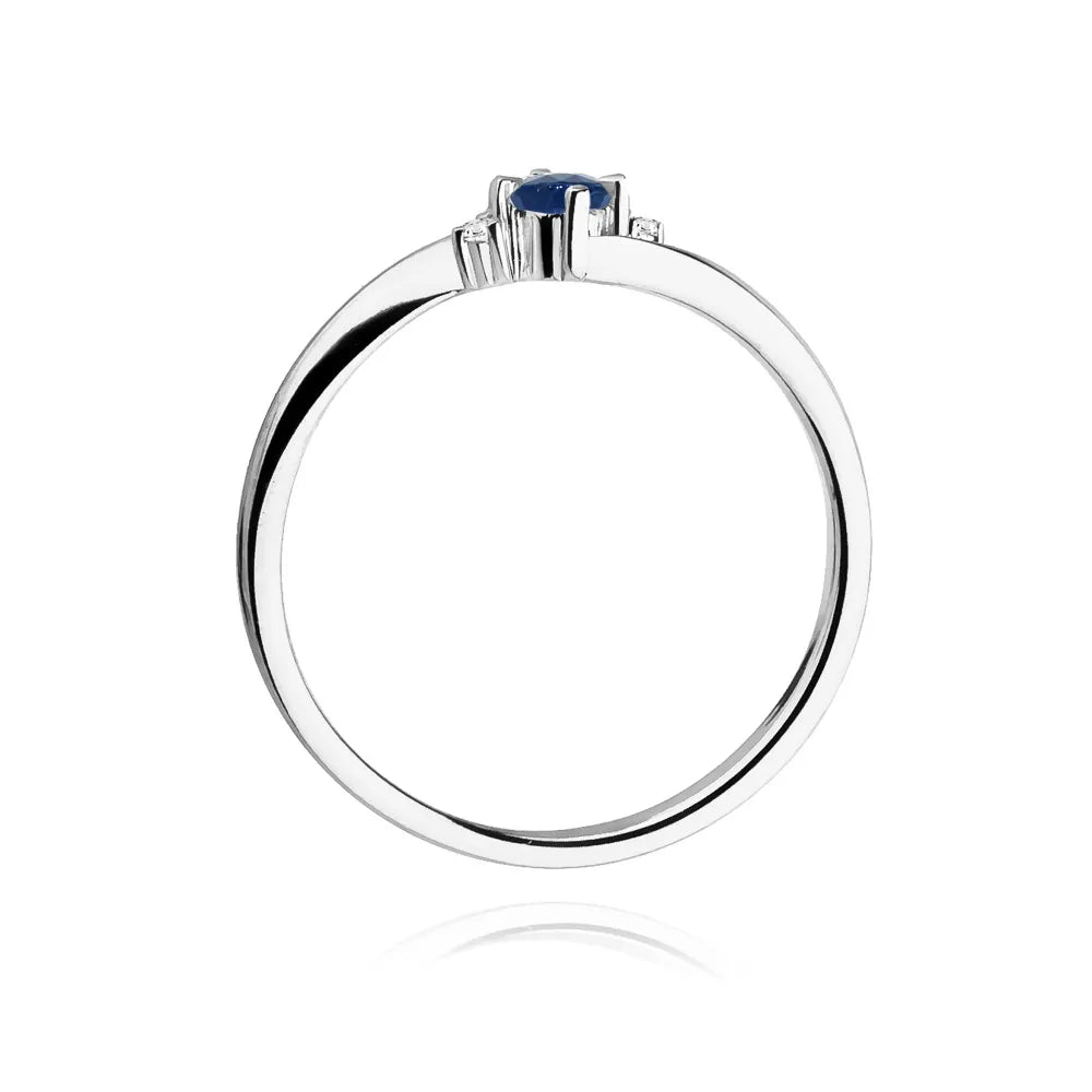 zlatý prsteň so zafírom 0,30 ct a diamantmi 0,029 ct w0346-sab-02