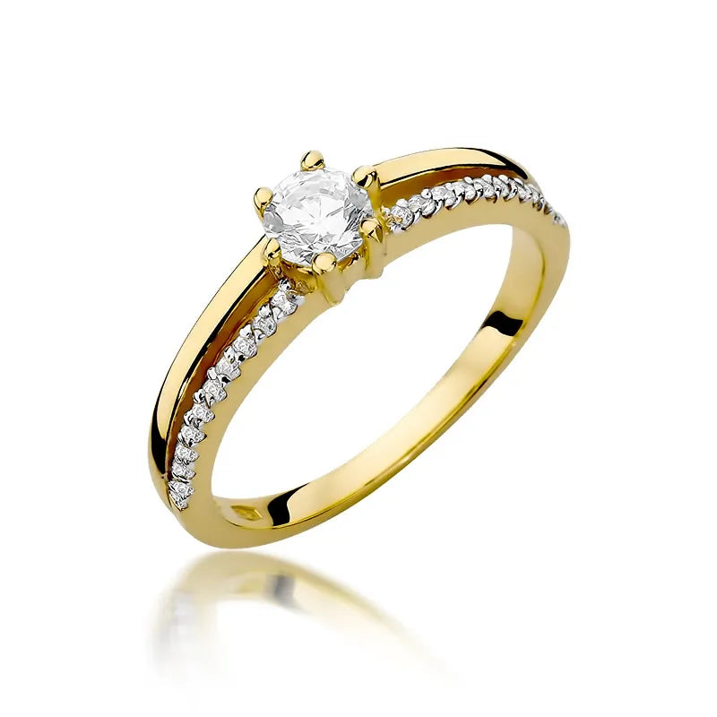 zlatý prsteň s diamantmi 0,30 ct a 0,10 ct w0355-diw-01