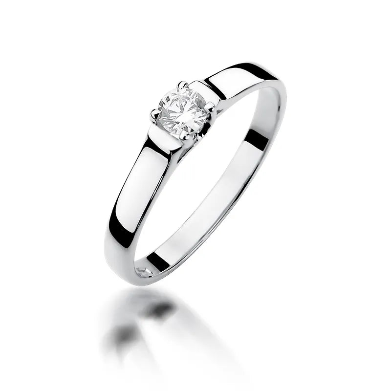 zlatý prsten s diamantem 0,18 ct w0381-diw-01