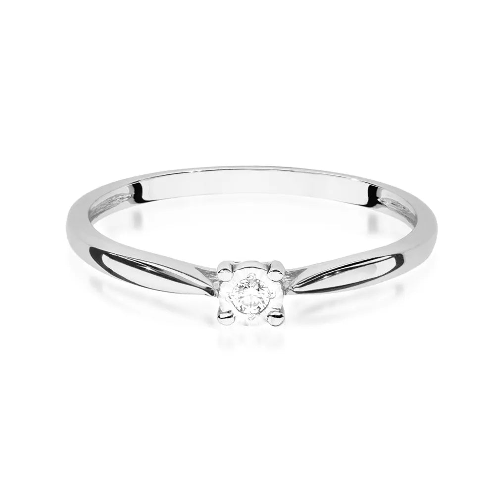 zlatý prsten s diamantem 0,03 ct w0461-diw-02