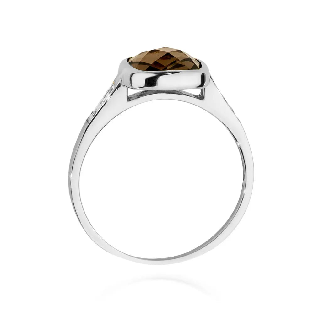 zlatý prsten se 2,00ct záhnědou a 0,03ct diamanty w0478-qus-01