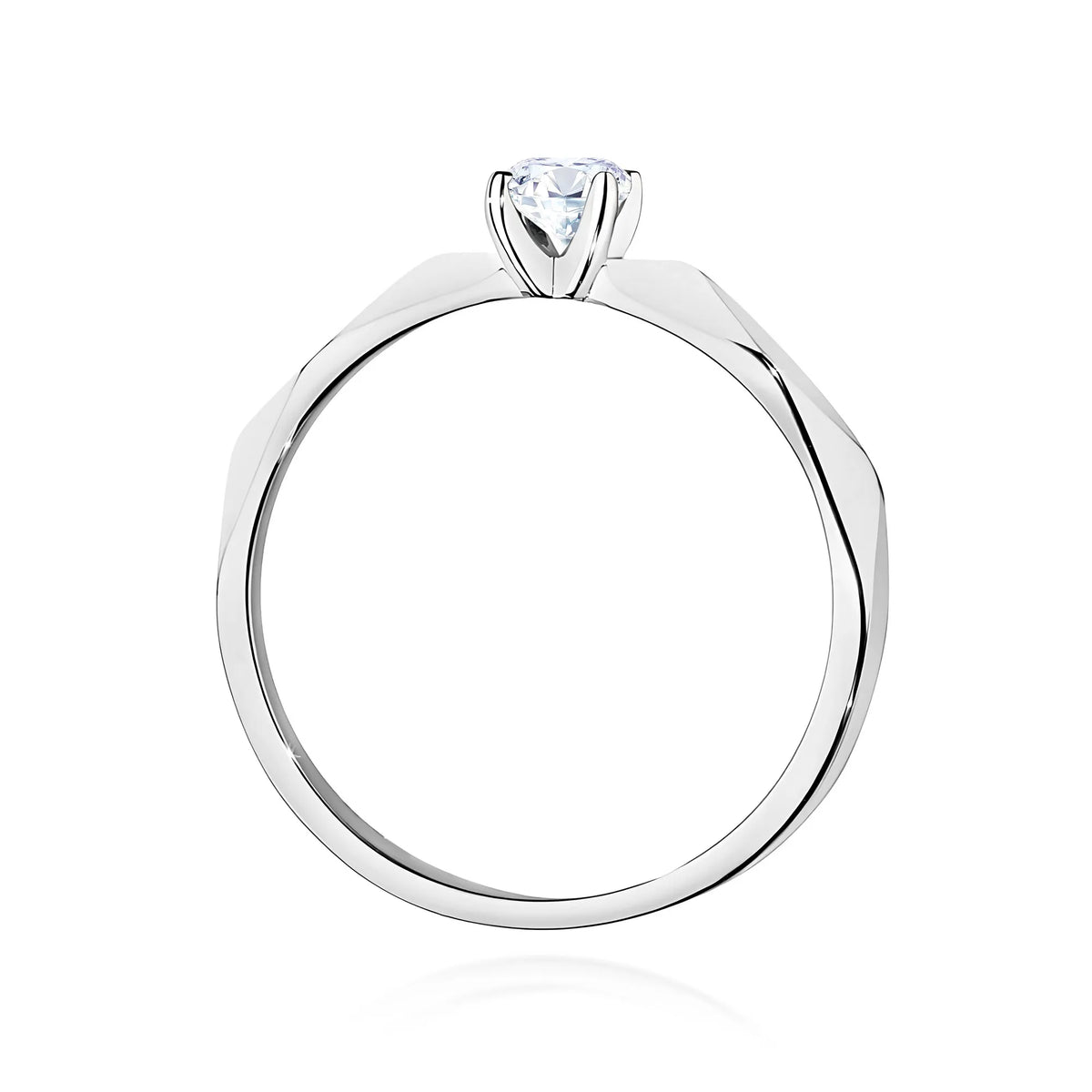 zlatý prsten s diamantem 0,15 ct w0484-diw-02