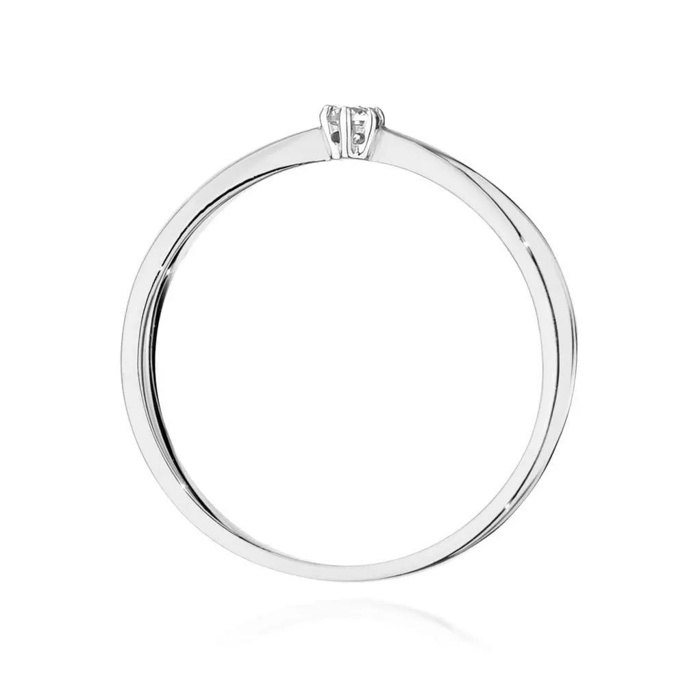 zlatý prsten s diamantem 0,04 ct w0501-diw-01