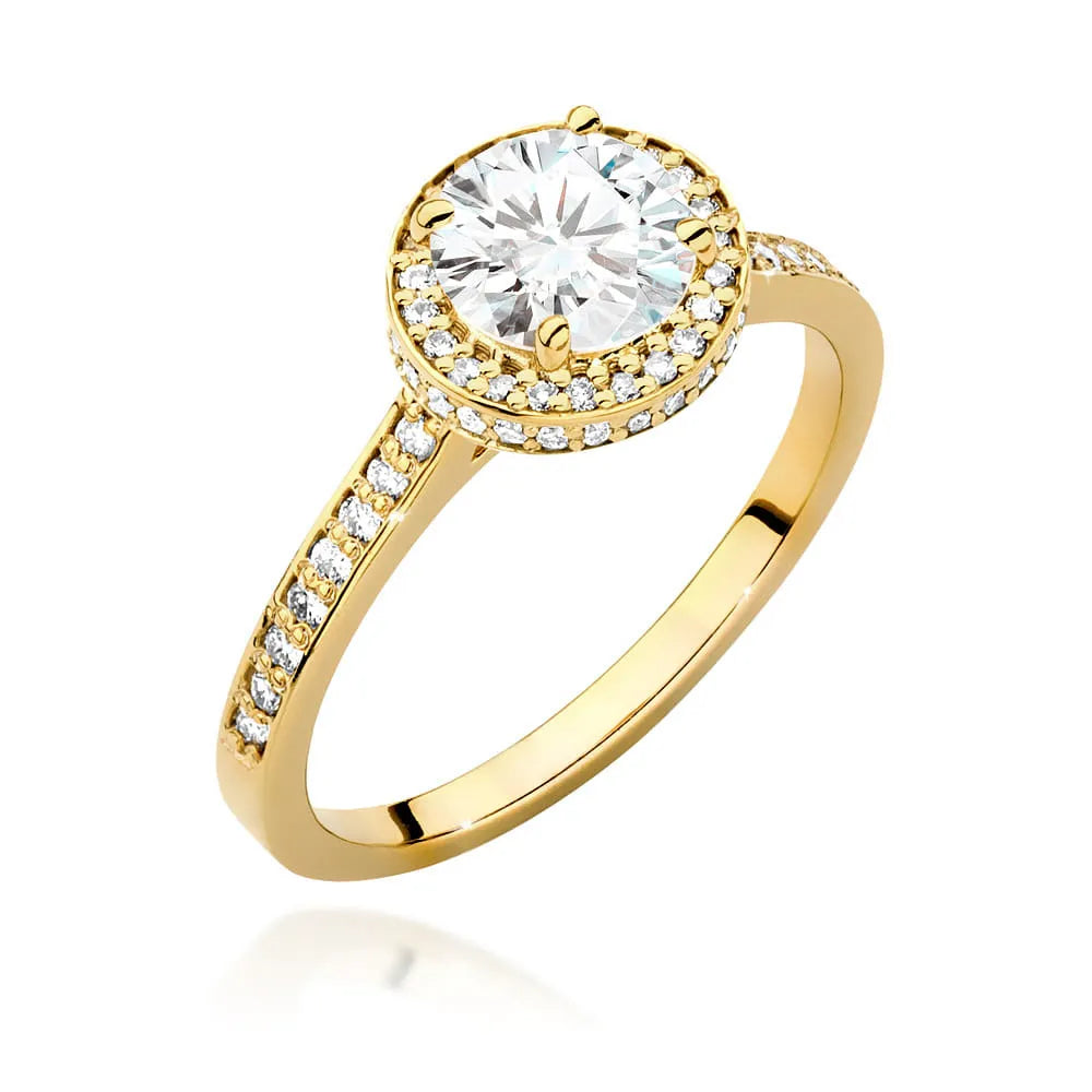 zlatý prsteň s 1,00 ct a 0,383 ct laboratórnymi diamantmi w0508-ldw-04