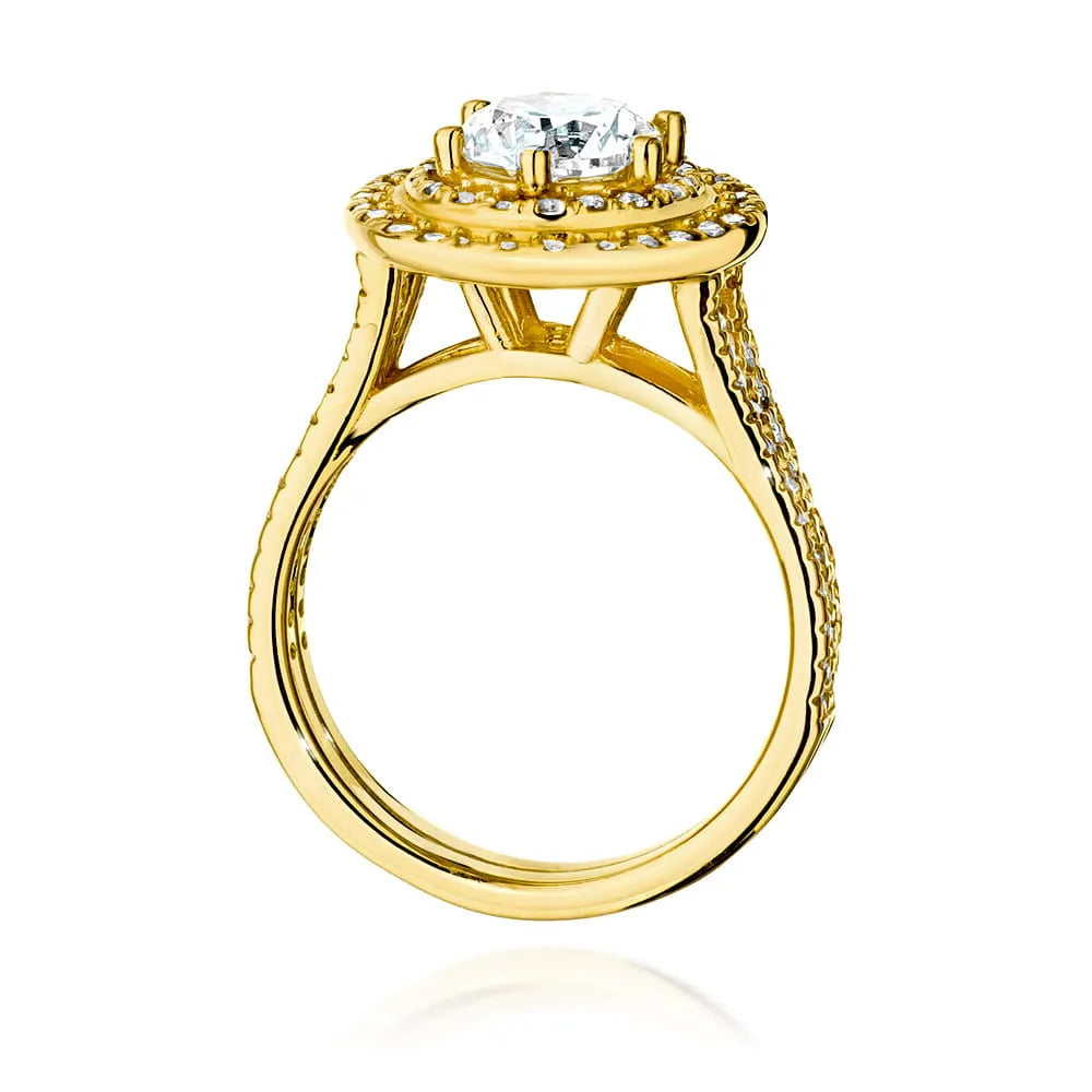 zlatý prsten s diamantem 1,00 ct a postranními diamanty 0,633 ct w0549-diw-04