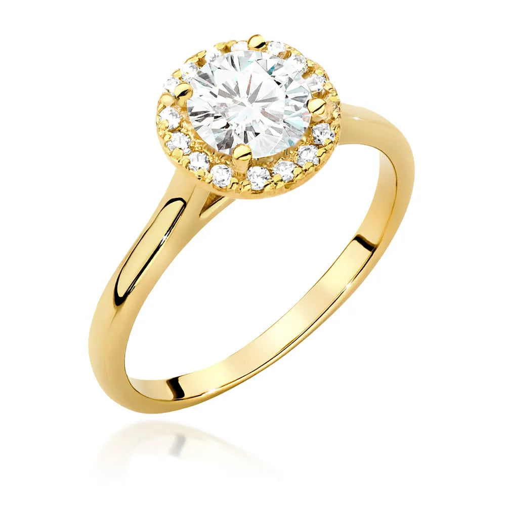 zlatý prsten s diamantem 0,70 ct a postranními diamanty 0,138 ct w0550-diw-03
