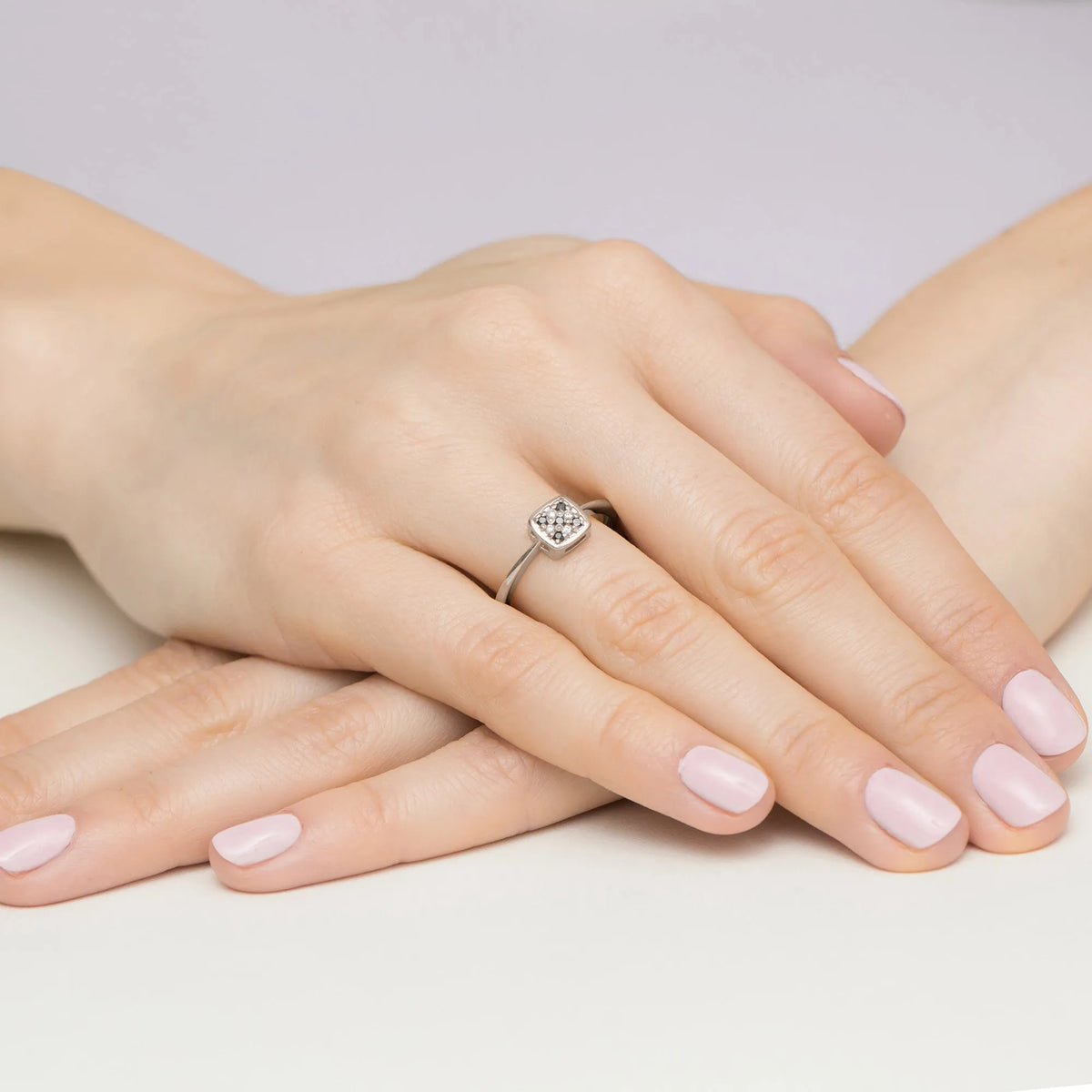 zlatý prsten s 0,14ct černými diamanty w0555-dib-01
