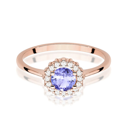 gold-ring-050ct-tanzanite-and-diamonds-flower