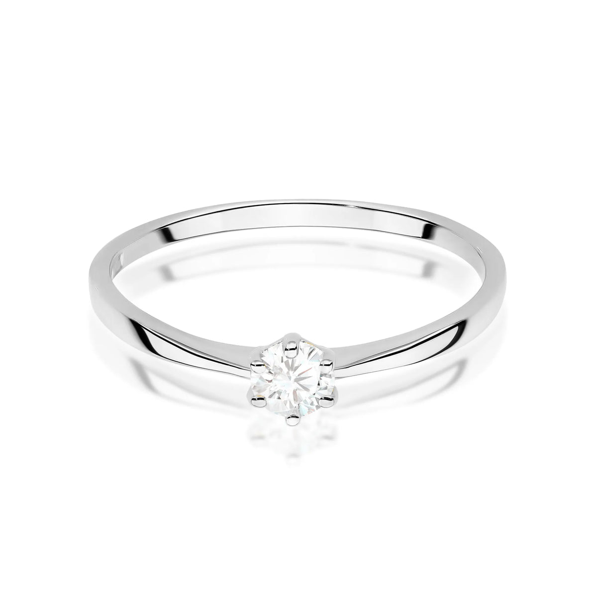 zlatý prsten s diamantem 0,20 ct w0579-diw-03
