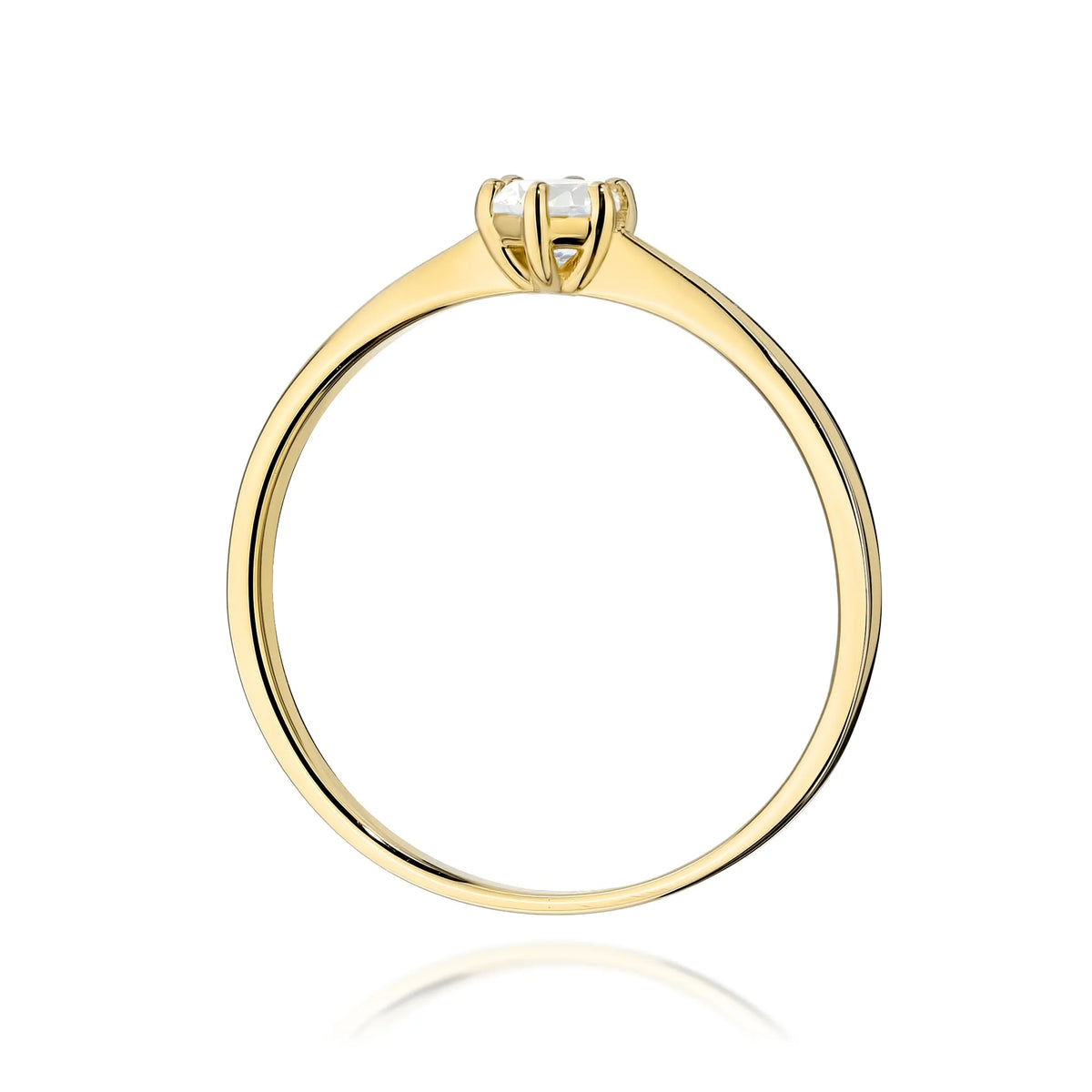 zlatý prsten s diamantem 0,20 ct w0579-diw-03