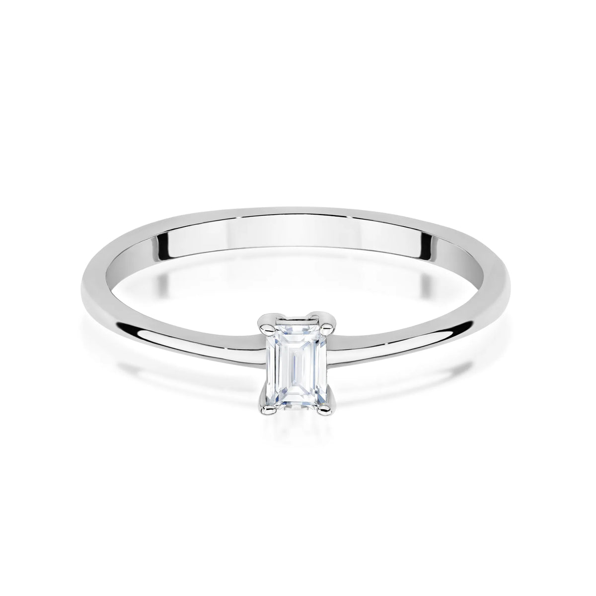 zlatý prsteň s diamantom 0,15 ct w0592-diw-01