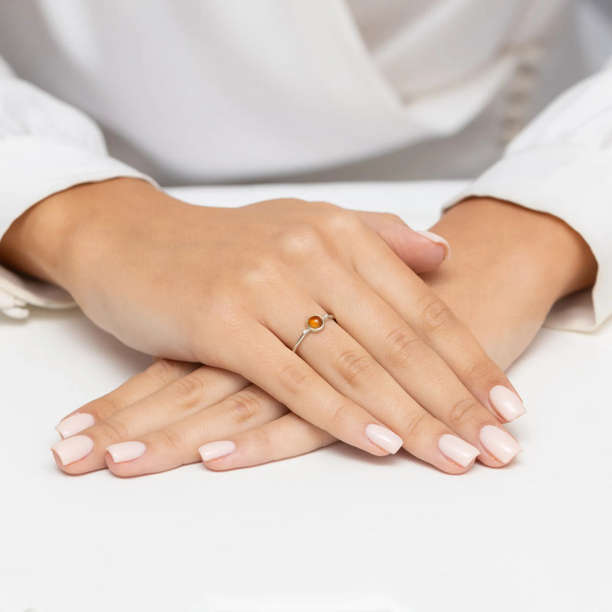 zlatý prsten s 0,60ct žlutým turmalínem a 0,01ct diamanty w0597-tmy-01