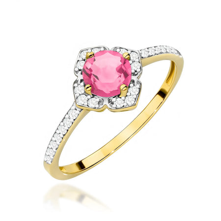gold-ring-flower-with-0-60ct-pink-topaz-and-diamonds-w0603-top-01