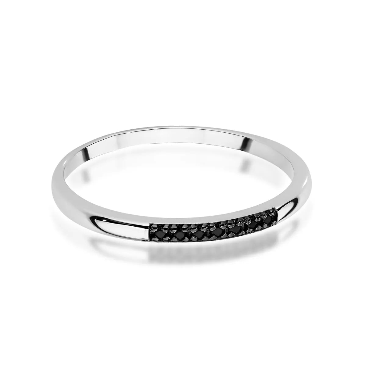 zlatý prsteň s 0,035 ct čiernymi diamantmi w0607-dib-02
