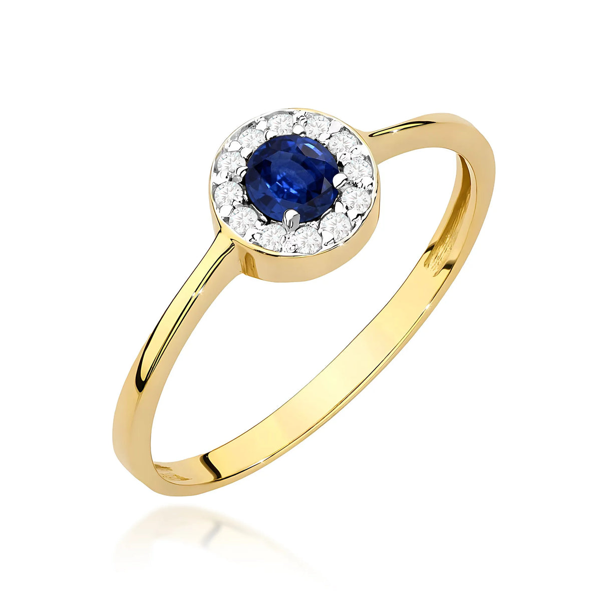 zlatý prsten s 0,30ct safírem a 0,103ct diamanty w0616-sab-01