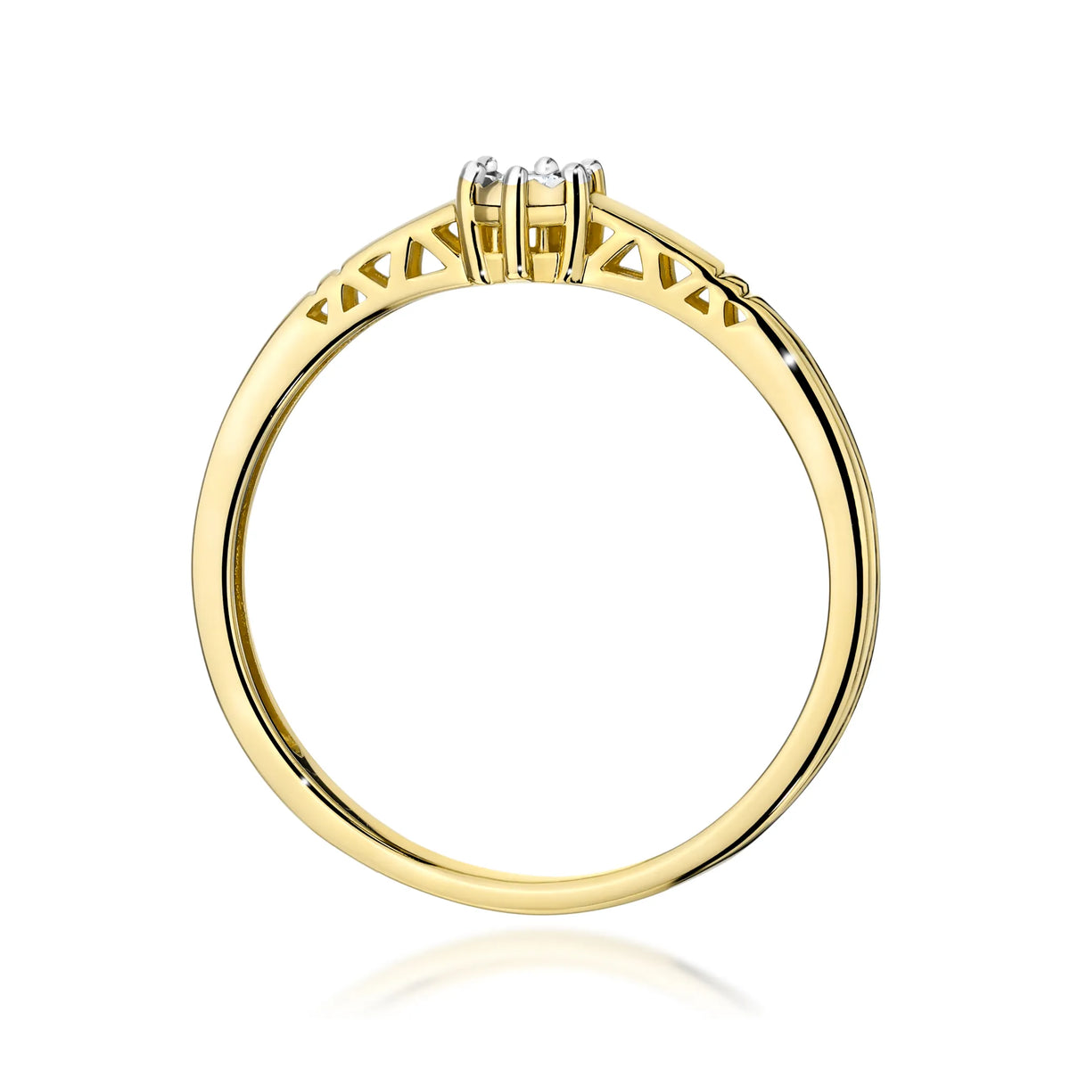 zlatý prsten s diamantem 0,03 ct w0630-diw-01