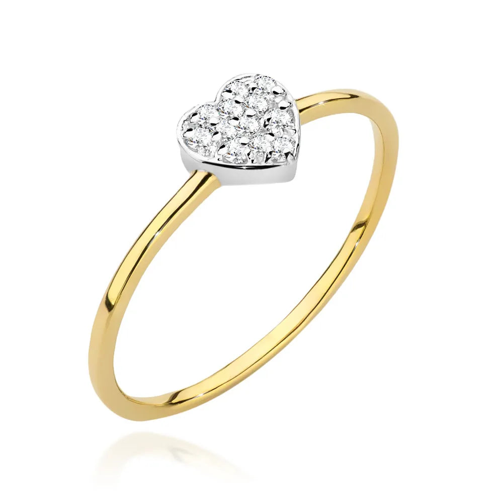 zlatý prsteň s diamantmi 0,097 ct w0641-diw-01