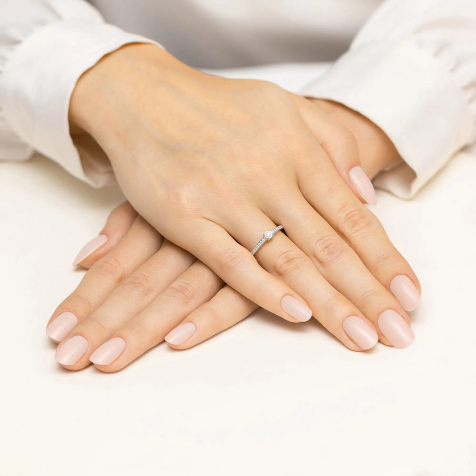 zlatý prsteň s diamantmi 0,03 ct a 0,08 ct w0648-diw-01