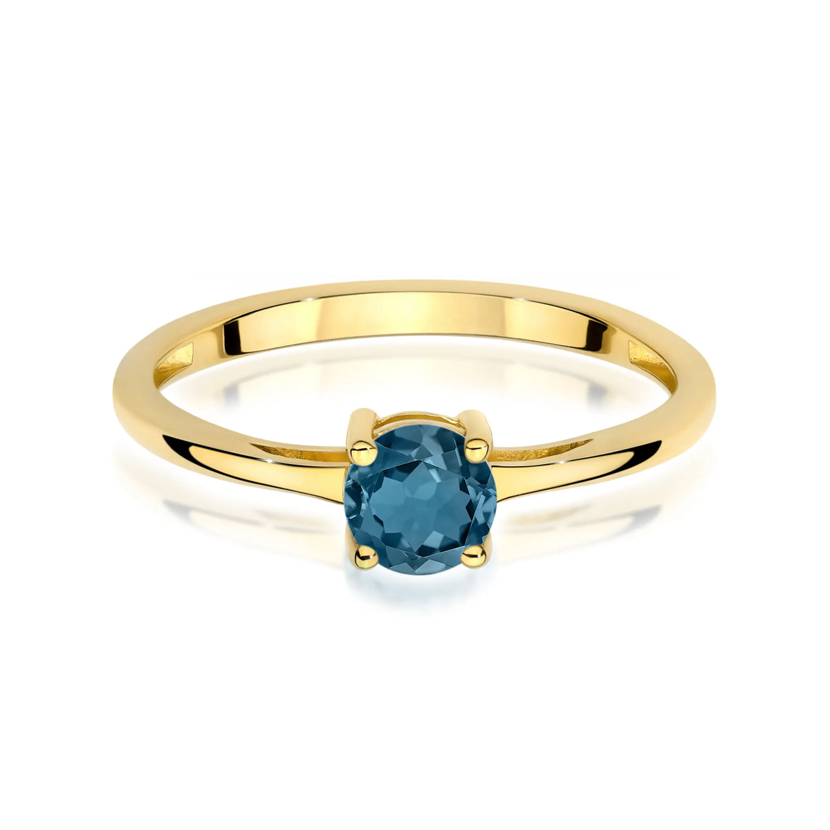 London Blue topaz ring · 0.50 ct — GREMARI product photo