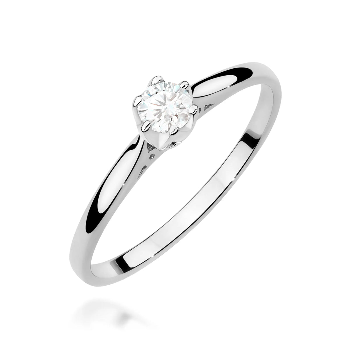 zlatý prsten s diamantem 0,18 ct w0672-diw-02