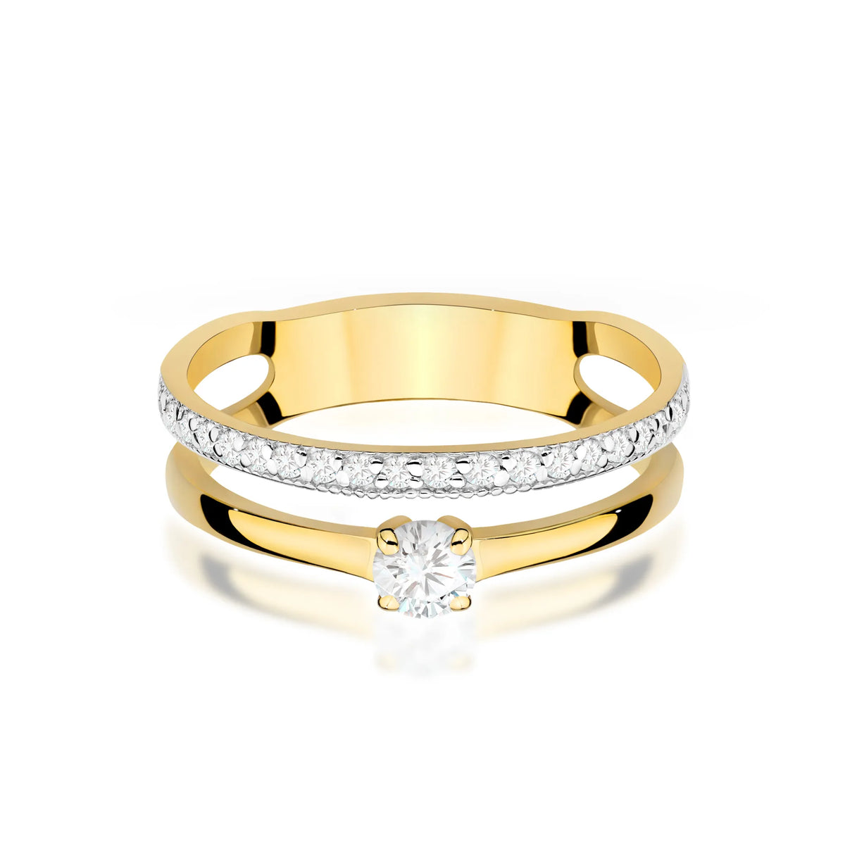 zlatý prsteň s diamantmi 0,24 ct a 0,16 ct w0674-diw-01