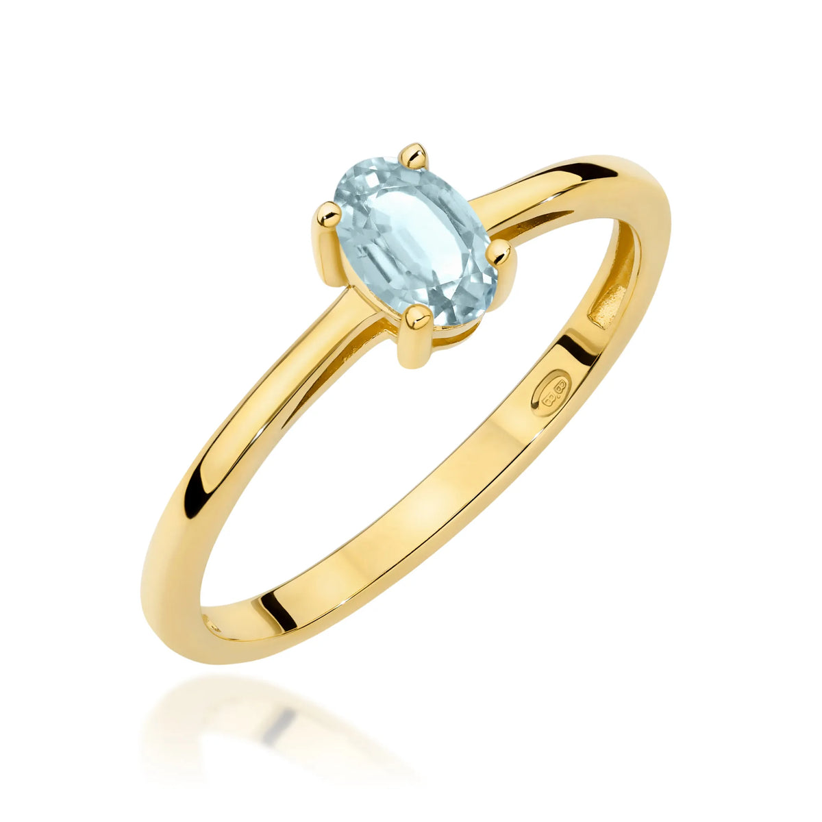 zlatý prsteň s 0,35 ct akvamarínom w0685-aqb-01