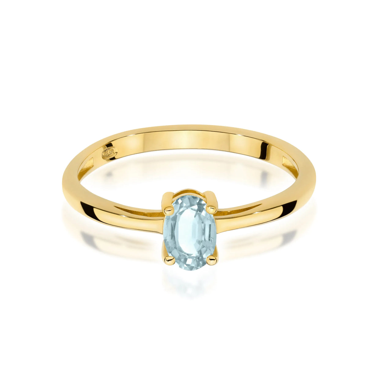 zlatý prsteň s 0,35 ct akvamarínom w0685-aqb-01