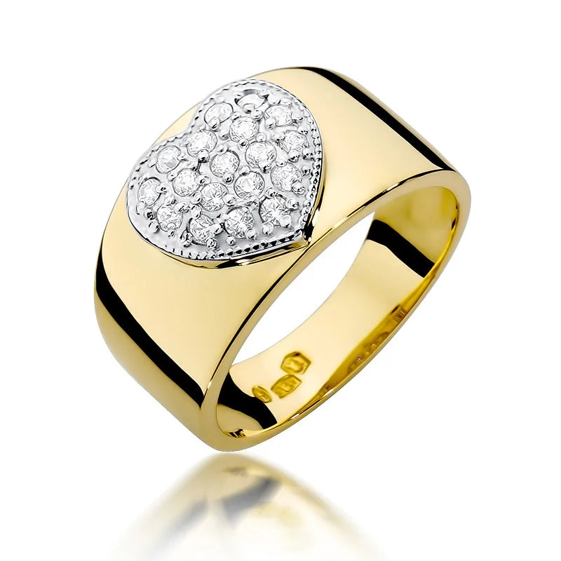 zlatý prsten s diamanty 0,261 ct w0352-diw-01