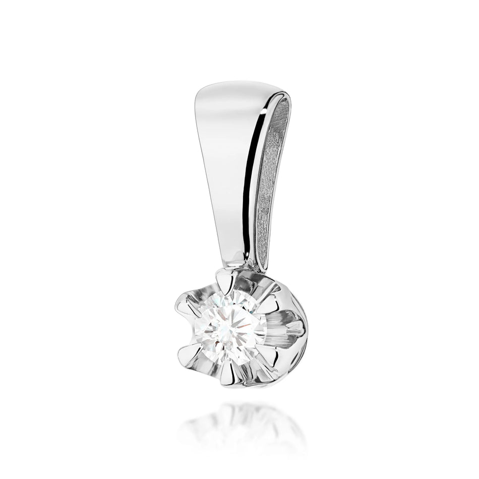 Goldanhänger mit 0,12 ct Diamant