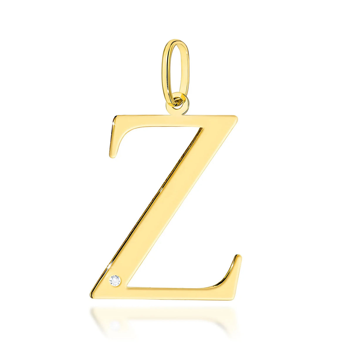 Pendentif en or Lettres Initiales A-Z