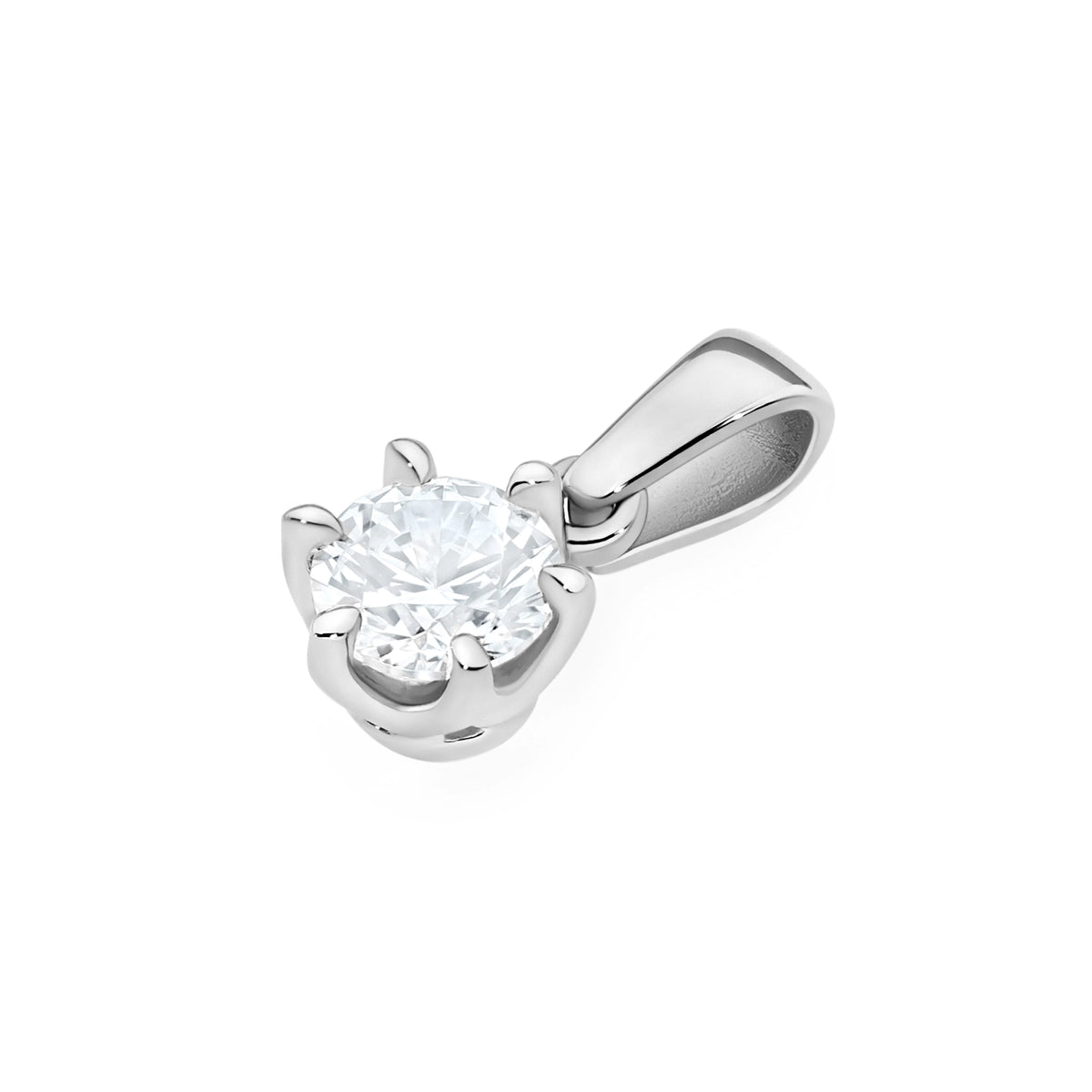 zlatý přívěsek s laboratorně vytvořeným diamantem 0,50 ct z0575-ldw-03