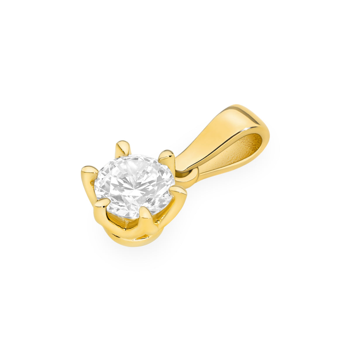 zlatý prívesok so 0,40 ct diamantom z0575-diw-02