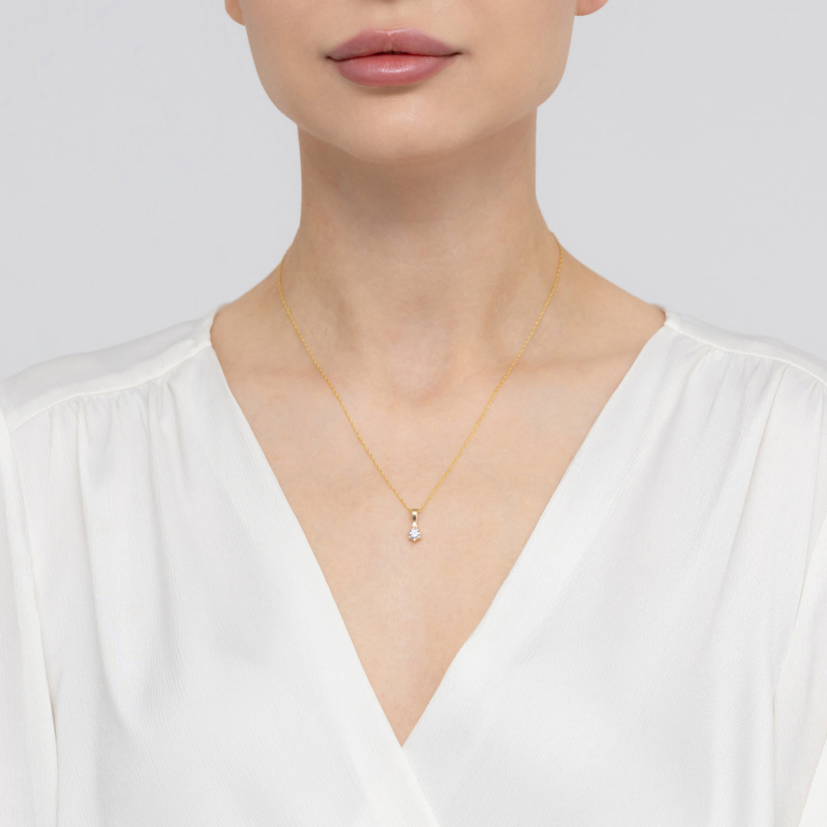 zlatý prívesok so 0,40 ct diamantom z0575-diw-02