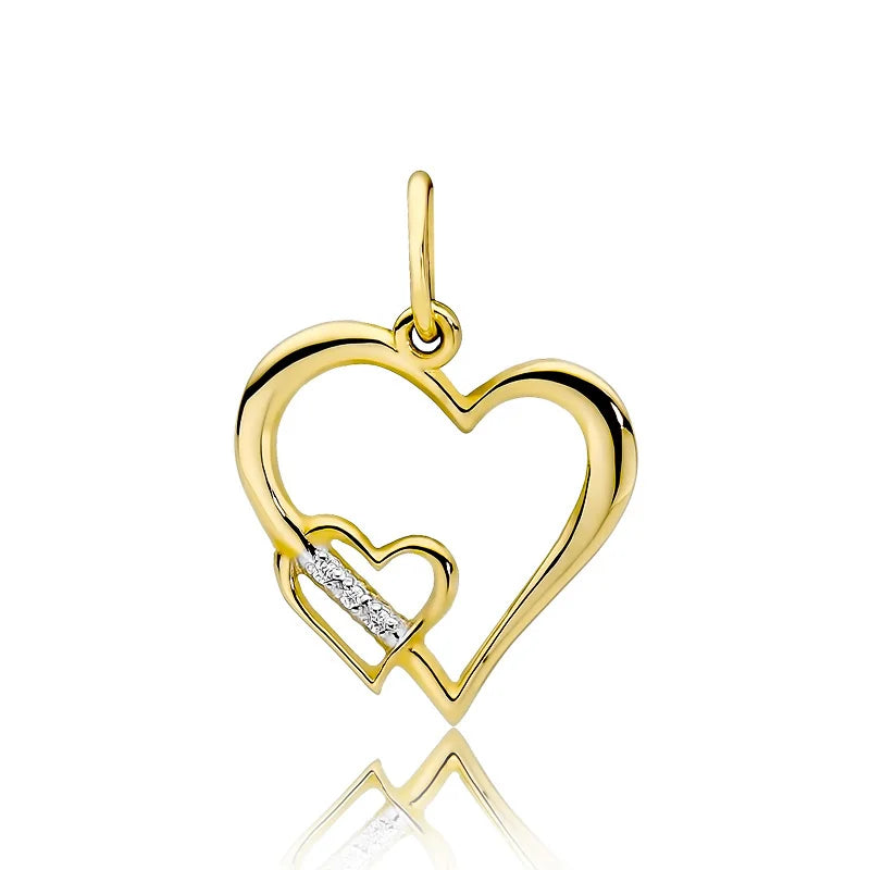 Goldkette mit Herzanhänger