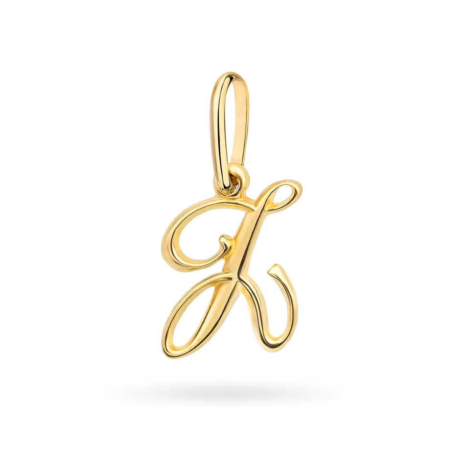 Náhrdelník so zlatým písmenom Z na singapurskom reťazci