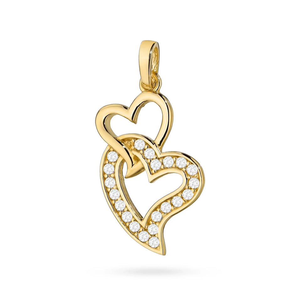 gold-pendant-with-zirconia-joined-hearts-z244-585-b