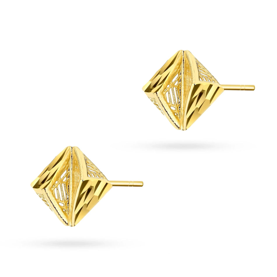 gold-stud-earrings-geometric-k1850-14k-585