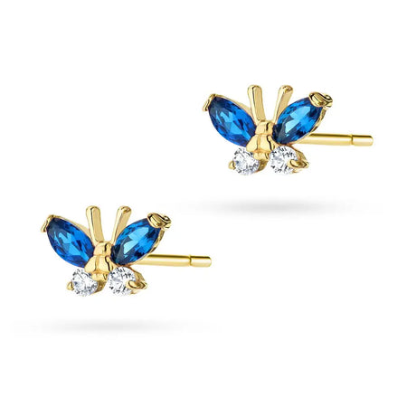 gold-stud-earrings-with-zirconia-butterfly-k013-14k-585