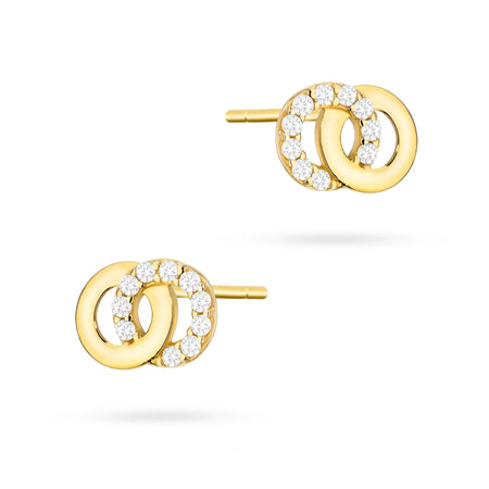 gold-stud-earrings-with-zirconia-k269-14k-585