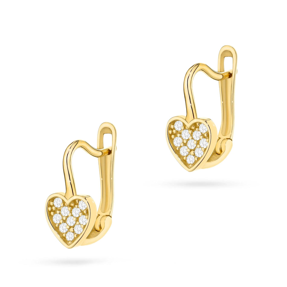 children-s-gold-english-clasp-earrings-k1845-14k-585-b