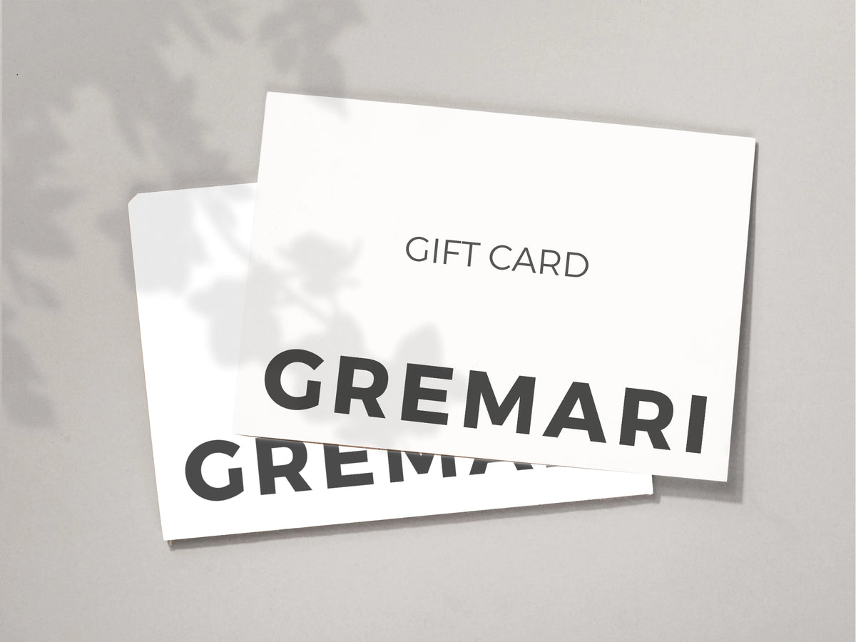 Carte Cadeau Gremari
