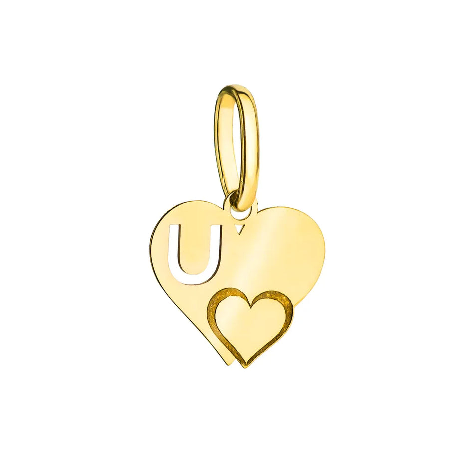 Anhänger aus 14-karätigem Gold ist ein zeitloser Ausdruck von Eleganz. Perfektes Geschenk für Mutter, Schwester, Ehefrau oder Tochter